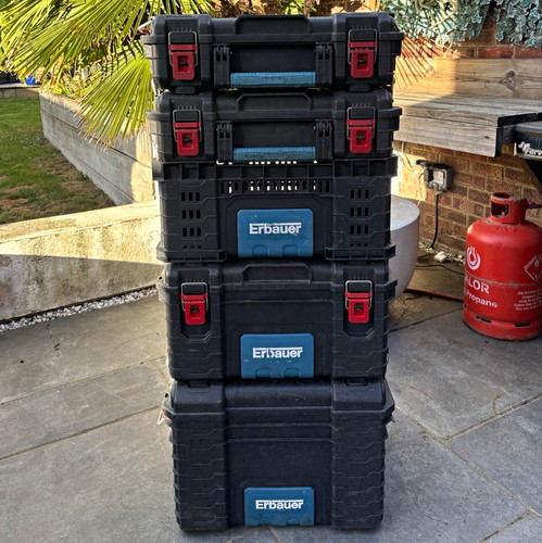 Erbauer 4pc stackable rolling - erbauer,