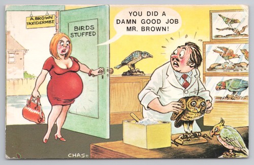Postcard vintage comic - postcard,