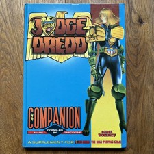 Judge Dredd RPG COMPANION sourcebook Games Workshop 1987 OOP good clean