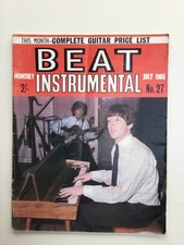 Sixteen BEAT INSTRUMENTAL magazines 1965-1973