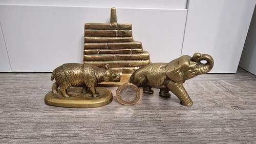 Brass figure job lot please - figure,
