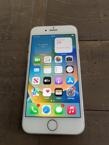 Apple iphone 64gb silver - iphone,