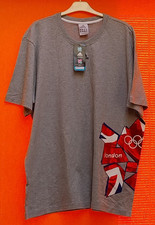 Adidas Team GB Olympics London 2012 T Shirt GREY Adults 2XL - Official   Rare