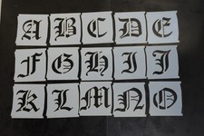 Alphabet Letter stencils Set