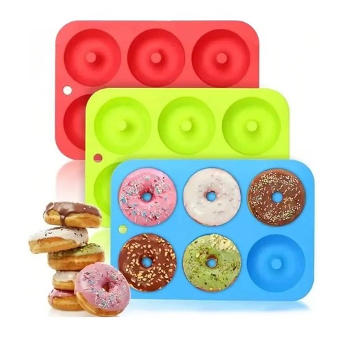 Hole silicone donut mold - silicone,