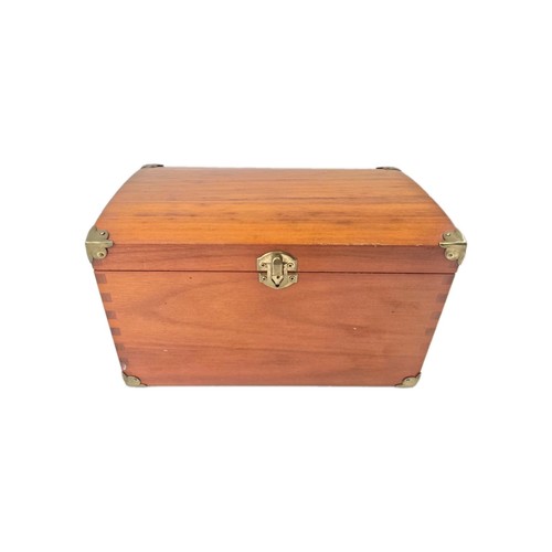 Vintage wooden small box chest - box,