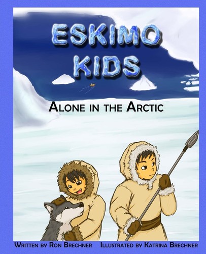 Eskimo kids alone - kids:, in
