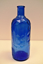 Antique Cobalt Blue Faceted