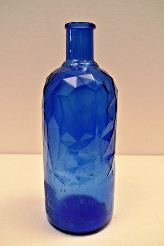 Antique cobalt blue faceted - antique,