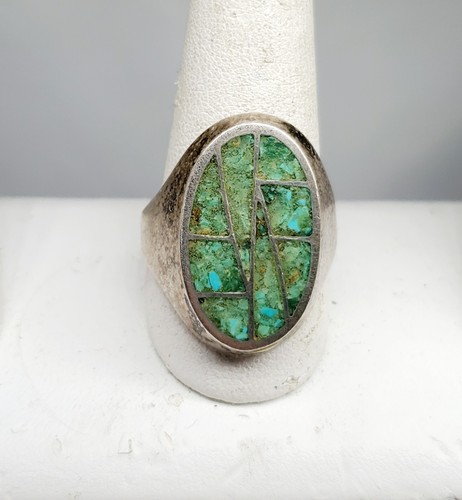 Navajo turquoise chip - chip, inlay