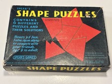 Vintage Spears  Games Shape Puzzles Game - Brain Teaser - Complete
