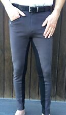 Mens Grey Jodhpurs, Mens Horse Riding Pants Sizes 28, 30, 32 34 36 38