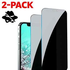 2 Pack Privacy Glass Screen Protector For iPhones 17 Pro Max 16E 15 14 13 16 Pro