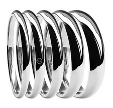950 Platinum Court Comfort Wedding Rings Medium 2mm 3mm 4mm 5mm 6mm Bands H - Z1