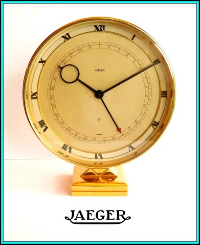 Jaeger desk clock - desk, 8