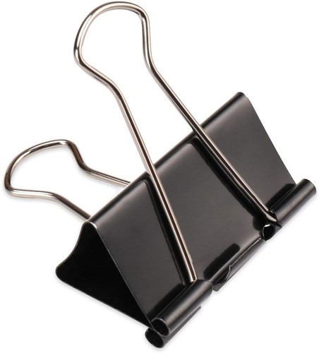 Large 51mm binder clips - 10,