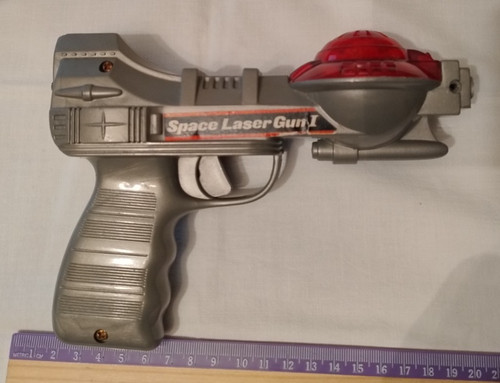 Grey vintage space laser - vintage, gun
