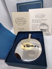 Dalvey Classic Small Pocket Flask by Grants of Dalvey, Scotland Boxed