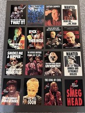 Rare red dwarf greeting - red,