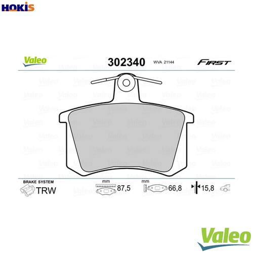 Brake pad set disc - disc,