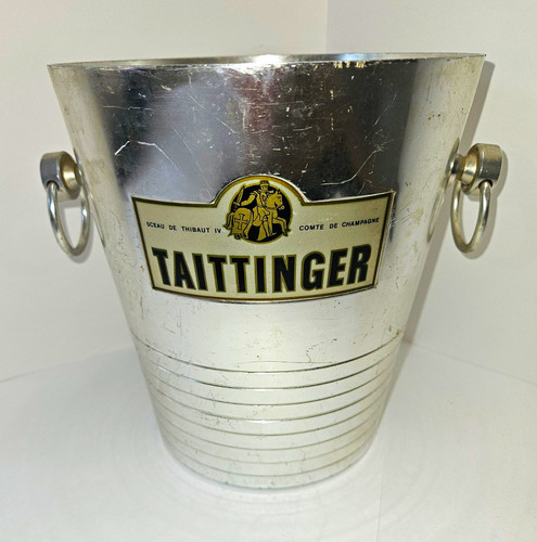 Taittinger silver metal - taittinger,