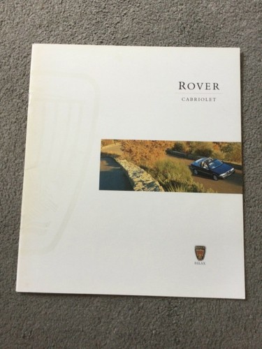Rover cabriolet brochure - rover,