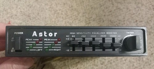 Retro car equalizer - equalizer, booster