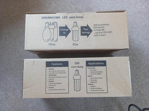 Pack two led corn - two, lamp