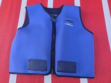 Konfidence Adult Swim Jacket - Blue/Yellow (42-46" Chest). No crotch strap.
