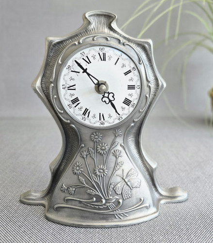 Vintage art nouveau pewter - art,