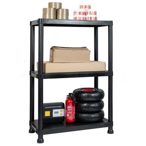 Tier plastic garage shelving - 3,