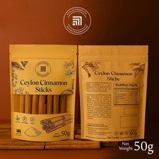 Pure Ceylon Cinnamon Sticks Alba Grade Premium Quality 50g
