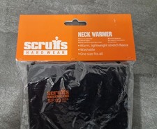 Brand New Scruffs Workshop Fleece Neckwarmer Black One Size.
