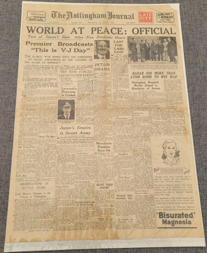 The nottingham journal ww2 - the,