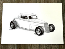 Ford 1934 3 Window Coupe Hot