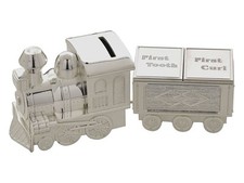 Train Money box bank with Tooth & Curl Carriage