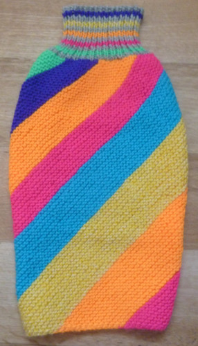 Hand knitted dog jumper for - hand,