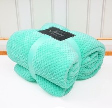 Luxury popcorn fleece throw - luxury,