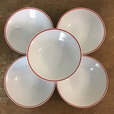 Set of Five Vintage, Winterling Bavaria Cereal or Dessert Bowls, 16cm