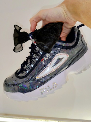 Fila customized bling trainers - fila,