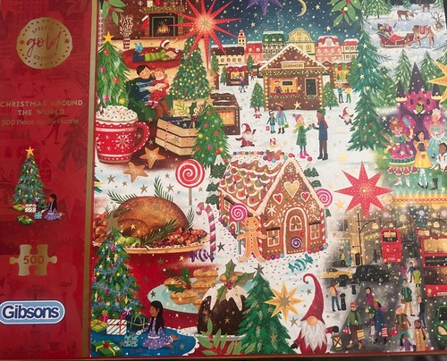 Gibsons 500pcs christmas - gibsons,