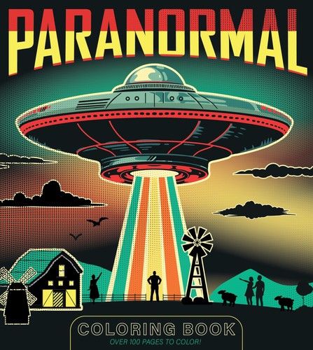 Paranormal coloring book over - paranormal, book: