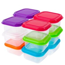 12pk Mini Plastic Storage