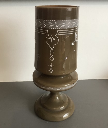 Antique bohemian painted brown - antique,
