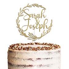 Personalised Wedding Cake Topper, Engagement Cake Topper, Acrylic Cake Topper