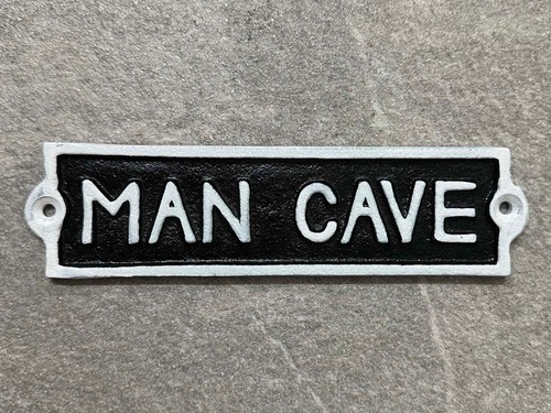 Man cave sign 21cm - cave,