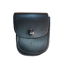 PWL Leather Handcuff Pouch Cuff Holder Restraints Black 9200 Belt Loop