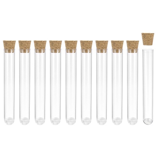 Pcs plastic test tubes - 10, ps