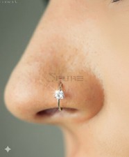 Sparkly Heart Crystal Gem Nose