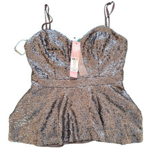 Lipsy London Grey Sequin